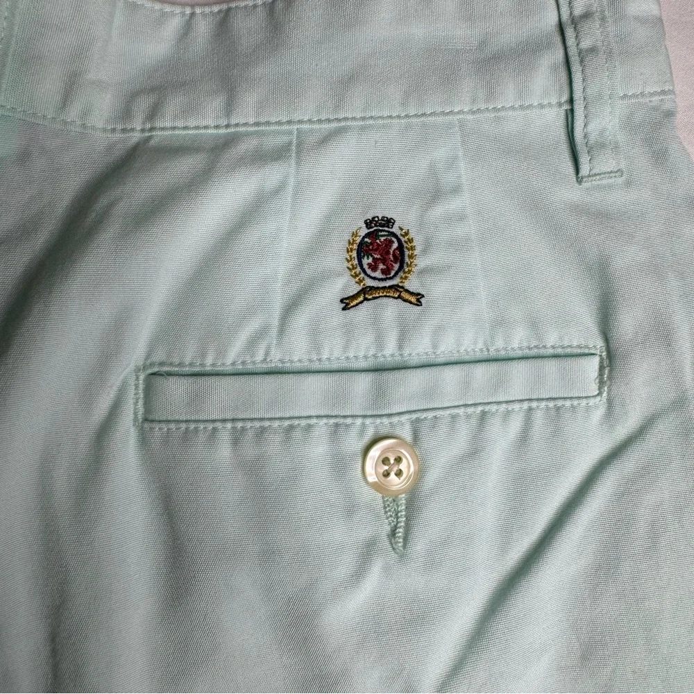 Tommy Hilfiger Mint Green High Waisted 4.5 Inch‎ Inseam Shorts Womens Size 8